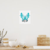 OCD Butterfly Ribbon Poster (Küche)