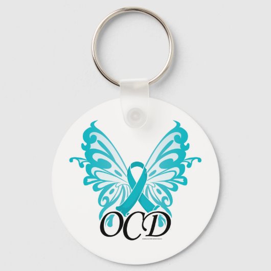 OCD Butterfly Ribbon Schlüsselanhänger (Vorderseite)