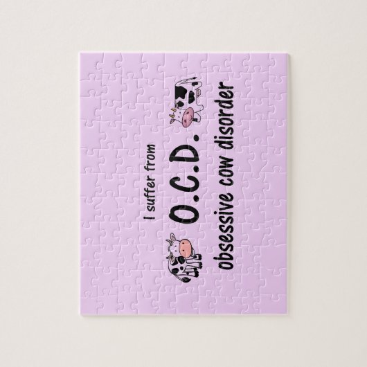 OCD Cow Jigsaw Puzzle (Vertikal)