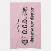 OCD Cow Kitchen Towel Geschirrtuch (Vertikal)