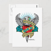 OCD Dagger Postkarte (Vorne/Hinten)