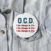 OCD I Do Things in 3 Button (Beispiel)