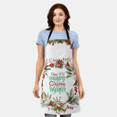 OCD in der Küche: Feiertagskuer Schürze (Getragen)