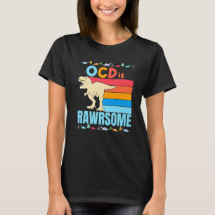 Ocd is Phantastisch Boys Girls Ocd Awareness Dinos T-Shirt