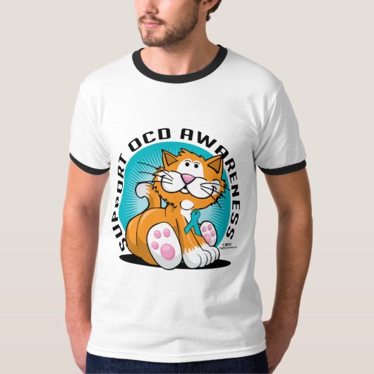 OCD Katze T-Shirt (Vorderseite)