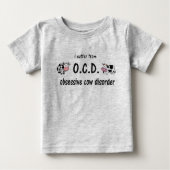 OCD Kuh Baby T-shirt (Vorderseite)
