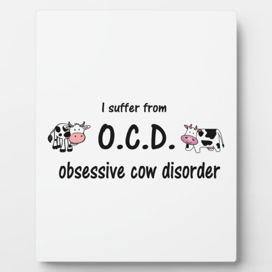 OCD Kuh Fotoplatte (Vorderseite)