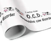 OCD Kuh Geschenkpapier (Rolleneckpunkt)