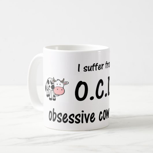 OCD Kuh Kaffeetasse (Vorderseite Links)