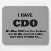 OCD - MOUSEPAD (Vorne)