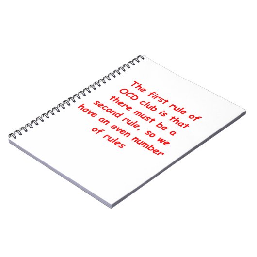 ocd notizblock (Linke Seite)