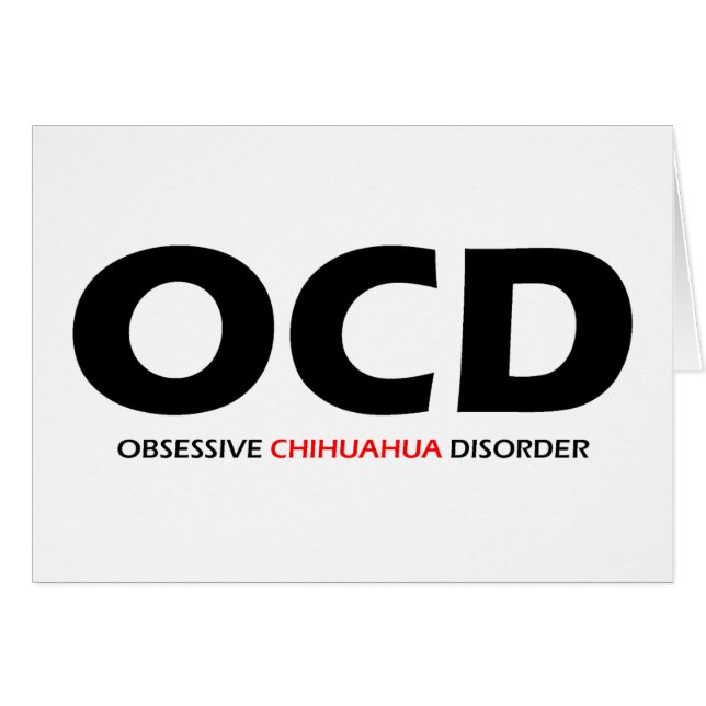 OCD - Obsessive Chihuahua-Störung (Vorderseite (Horizontal))