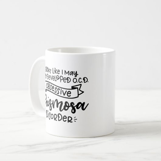 OCD, Obsessive Chismosa-Störung, Spanglisch Kaffeetasse (Vorderseite Links)