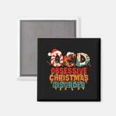 Ocd Obsessive Christmas Disorder Funny Christmas Magnet (Vorderseite/Rückseite)