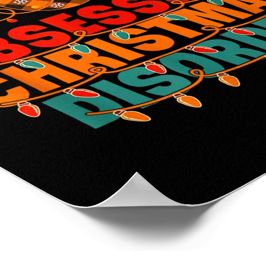Ocd Obsessive Christmas Disorder Funny Christmas Poster (Ecke)