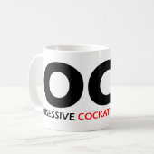 OCD - Obsessive cockatiel-Störung Kaffeetasse (Vorderseite Links)