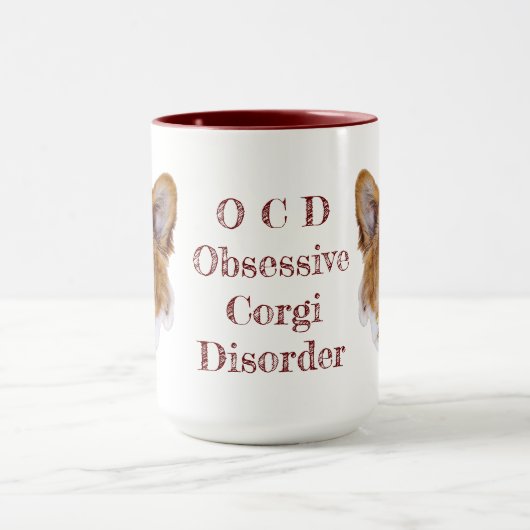 OCD: Obsessive Corgi-Störung Kaffee-Tasse Tasse (Zentrum)