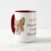 OCD: Obsessive Corgi-Störung Kaffee-Tasse Tasse (Vorderseite Links)