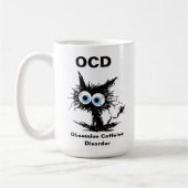 OCD (Obsessive Koffeinstörung) Kaffeetasse (Links)