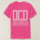 OCD Obsessive Zwangsstörung Bewusstsein 13 T-Shirt (Design vorne)