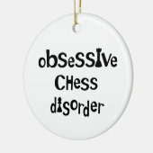 OCD Schach Keramik Ornament (Links)