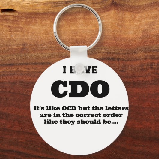 OCD - SCHLÜSSELANHÄNGER (Vorderseite)