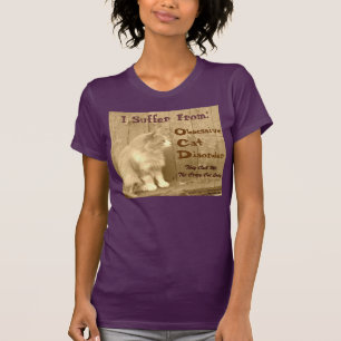 OCD: Shirt für eine Zwangskatzenstörung - Gold