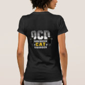 OCD: T-Shirt mit obsessive Katzenstörung (Rückseite)