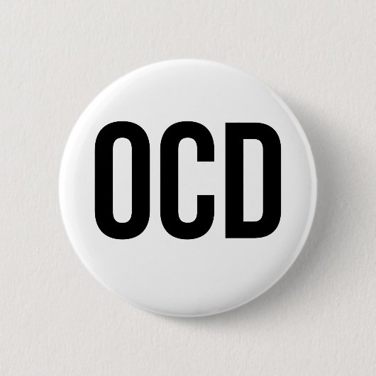 OCD Zwangsstörung Button (Vorderseite)