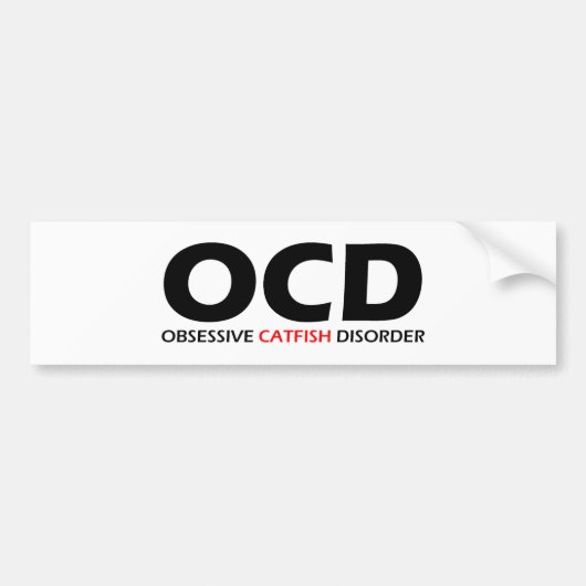 OCD - Zwangsstörung der Katzen Autoaufkleber (Vorne)