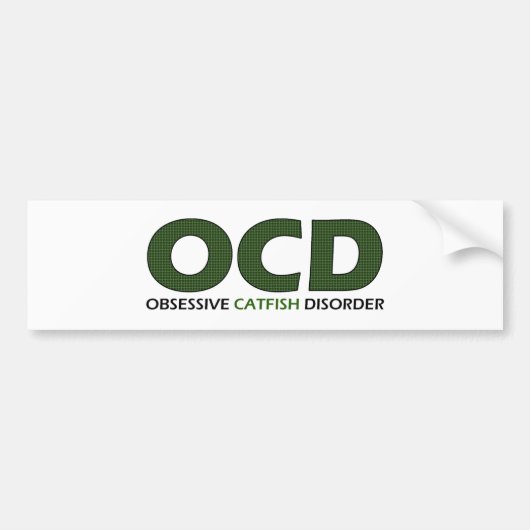 OCD - Zwangsstörung der Katzen Autoaufkleber (Vorne)