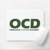 OCD - Zwangsstörung der Katzen Mousepad (Mit Mouse)