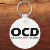 OCD - Zwangsstörung der Katzen Schlüsselanhänger (Vorderseite)