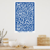 Ocean - 250 Signature Guest Book Alternative Poster (Küche)