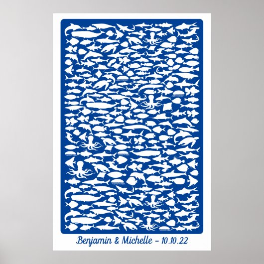 Ocean - 250 Signature Guest Book Alternative Poster (Vorne)