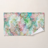 Ocean Abstract Watercolor Grunge Pattern  Badhandtuch Set (Handtuch)