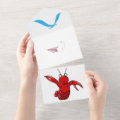 Ocean Adventure Birthday - Flat Card All In One Einladung (Abreißtisch)