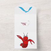 Ocean Adventure Birthday - Flat Card All In One Einladung (Innen)