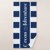 Ocean adventure nautical Bath Handtuch Badehandtuch (Badehandtuch)