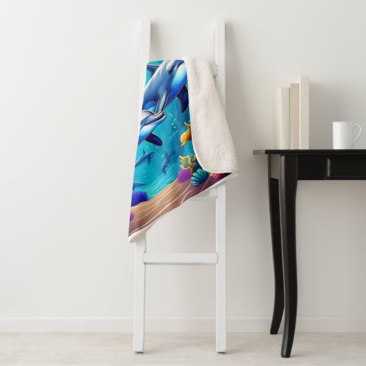 Ocean Adventure Throw Blanket Sherpadecke (Beispiel)
