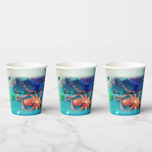 Ocean Adventures Paper Cup Pappbecher (Multi)