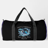 Ocean Adventures: Tauchen, entdecken, wiederholen! Duffle Bag (Rückseite)