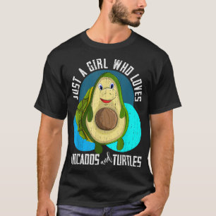 Ocean Animal Avocado Lover Girls Niedlicher Nachwu T-Shirt