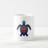 Ocean Animal Gefärbte Krawatte Tribal Sea Animal M Kaffeetasse (Mittel)