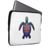Ocean Animal Gefärbte Krawatte Tribal Sea Animal M Laptopschutzhülle (Vorne Rechts)