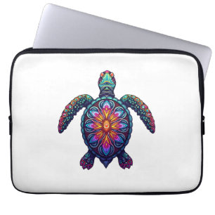 Ocean Animal Gefärbte Krawatte Tribal Sea Animal M Laptopschutzhülle