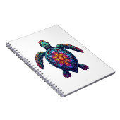 Ocean Animal Gefärbte Krawatte Tribal Sea Animal M Notizblock (Rechte Seite)