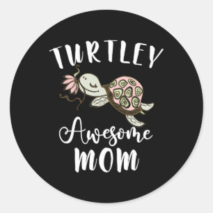 Ocean Animal Lover Mama Mütter Tag Geschenk Idee T Runder Aufkleber