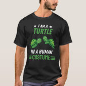 Ocean Animal Lover Sea Turtle Kostüm Geschenk Schi T-Shirt (Vorderseite)