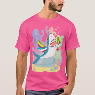 Ocean Animal Sharkicorn Fairytale Magical Unicorn T-Shirt